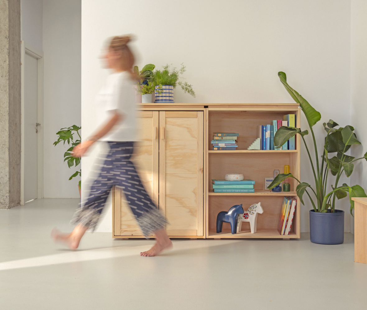 Nouvelles étagères avec rangement